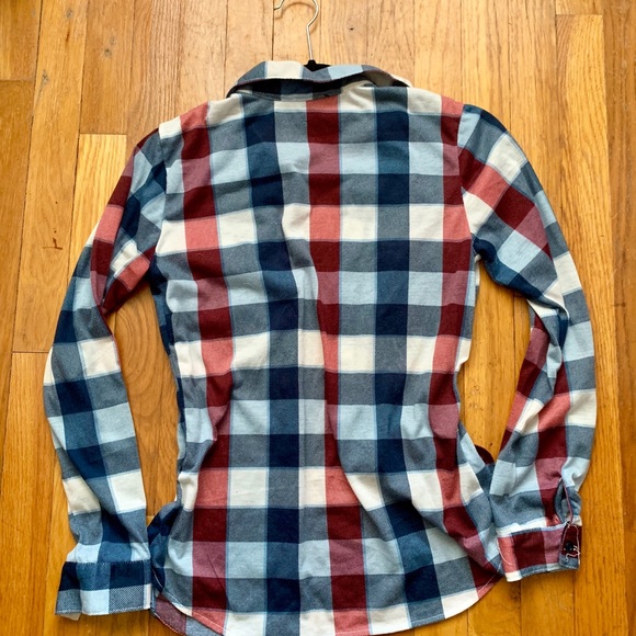 Red white and blue flannel - Picture 4 of 4